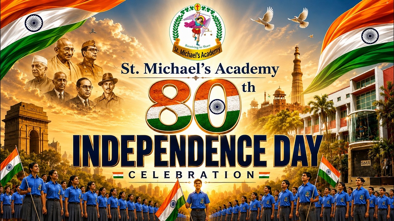 🇮🇳 80th INDEPENDENCE DAY CELEBRATION | St. Michael&rsquo;s Academy | 2026 🇮🇳