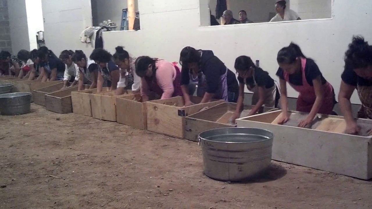 Zuni corn grinding session 11-29-14