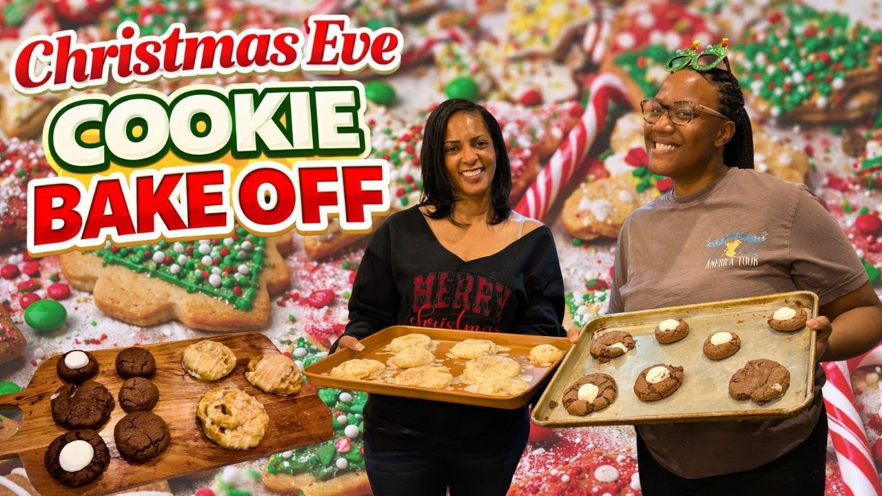 Christmas Eve Cookie Bake Off | Family Competition & Sweet Holiday Memories!  Who WON?