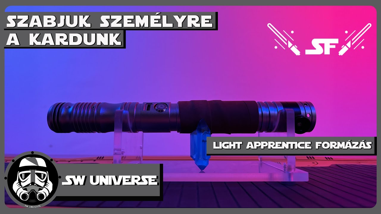 ⚙️ A Jedi útja: Fénykardom új korszaka 🌠 | SaberForce Light Apprentice átalakítás 🔧
