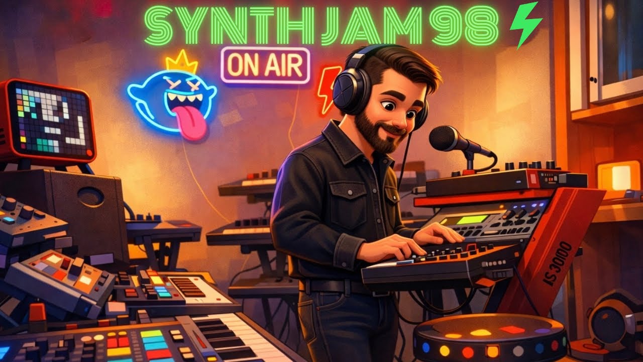Synth Jam 98 - Dawless Performance | Synth Rock Improvisation 