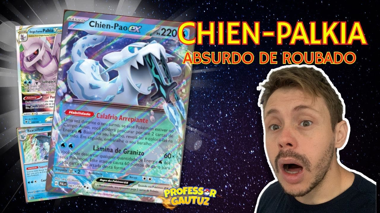 Como Jogar com Deck CHIEN-PALKIA? Absurdo de Roubado (Pokémon TCG Competitivo)