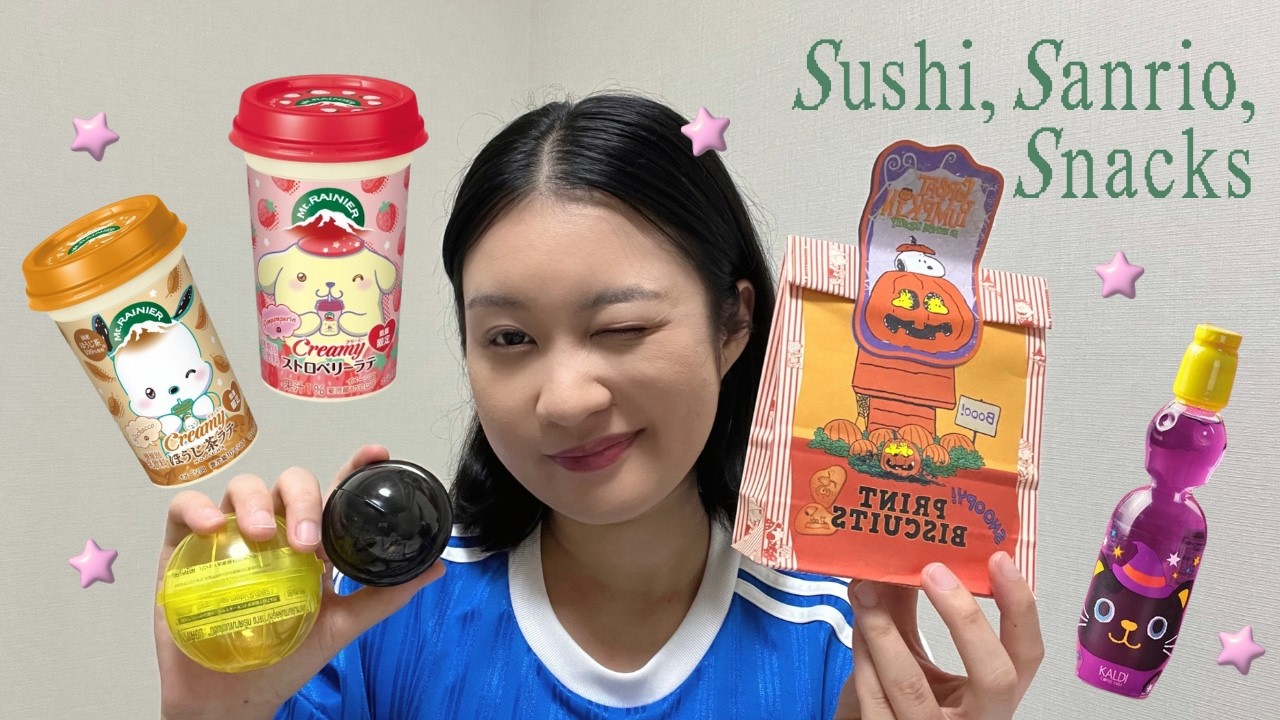 September in Tokyo Vlog 🍂 Sushi Date, Sanrio Store Finds & Japanese Snacks 🧸