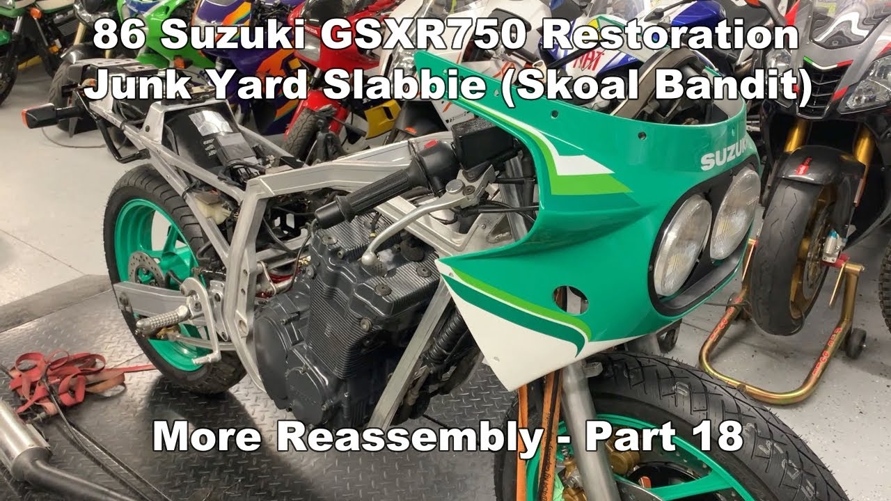 1986 Suzuki GSX-R 750 Skoal Bandit Restoration - More reassembley