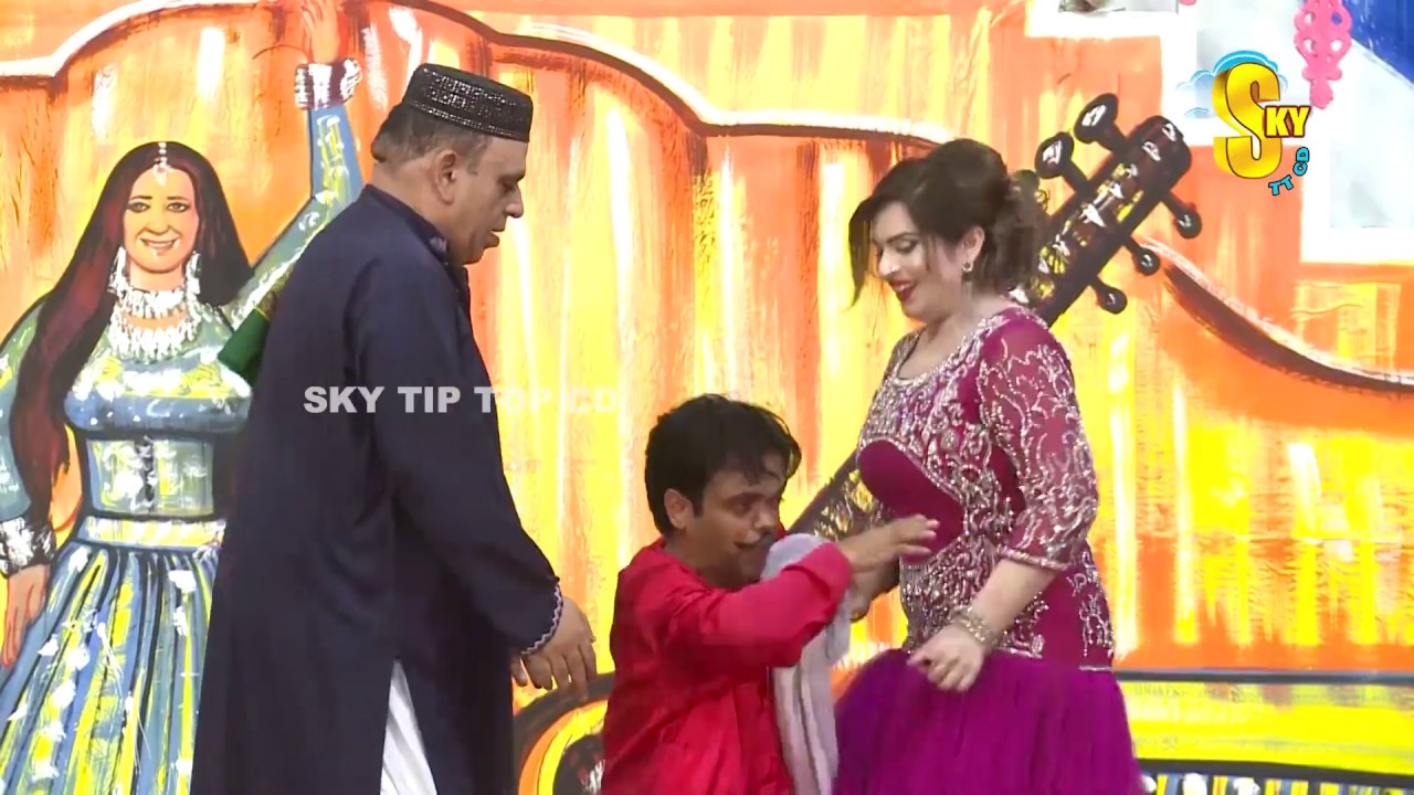 Amjad Rana and Vicky Kodu | Stage Drama Rang Barangi | Full Comedy Clip 2019