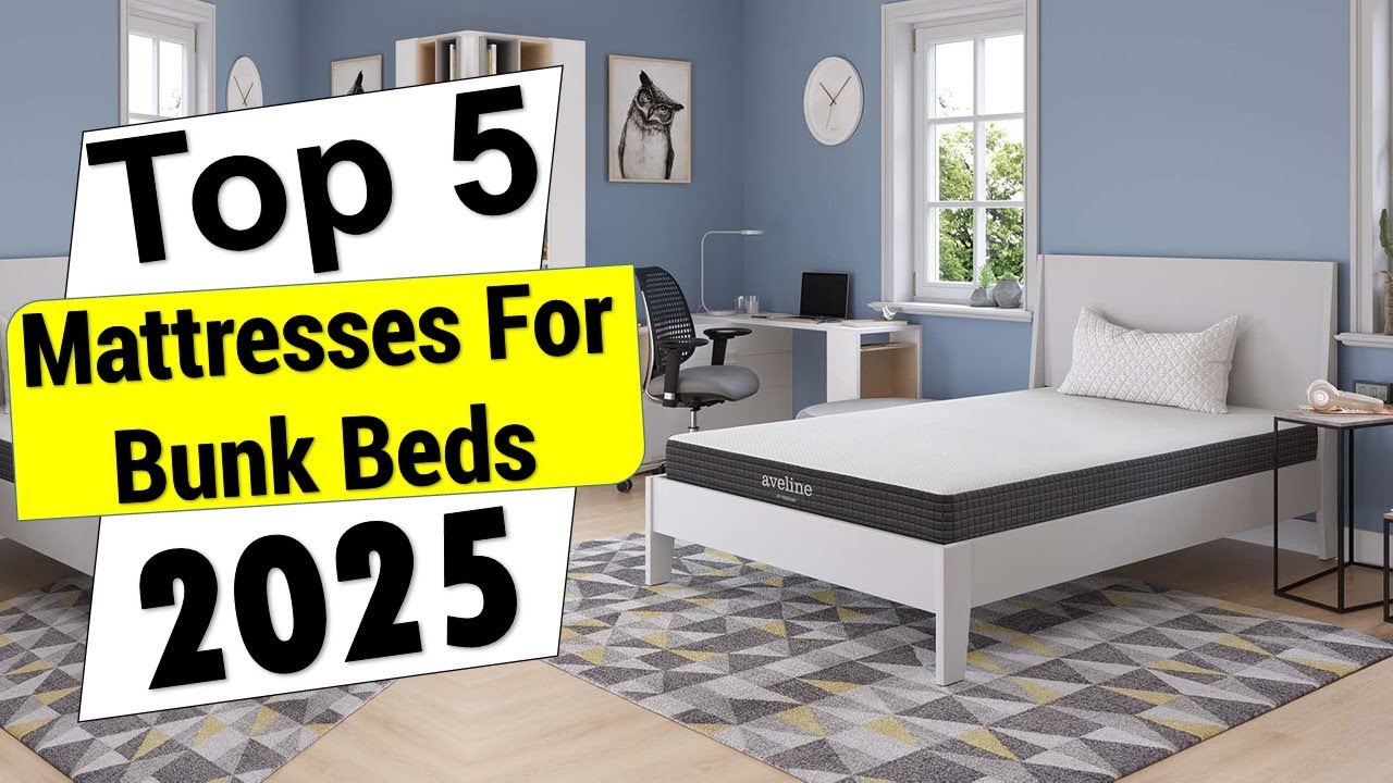 ✅Top 5 Best Mattresses for Bunk Beds in 2025