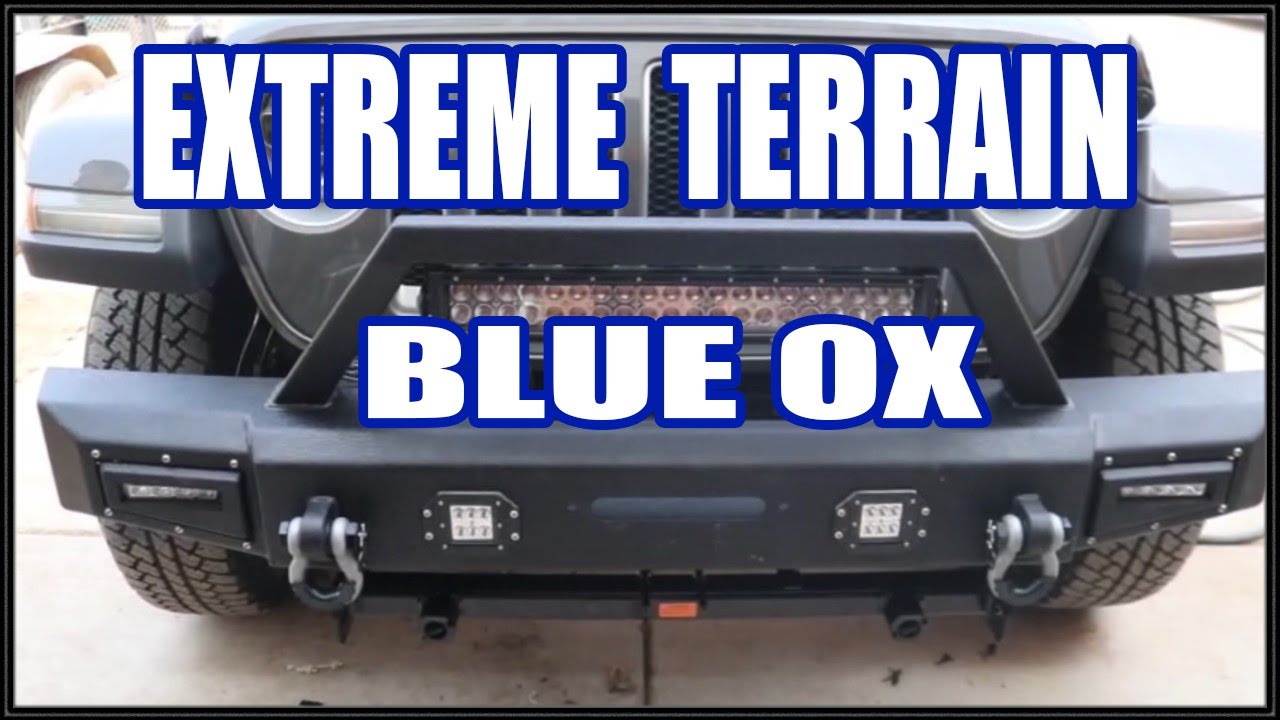 Installing Extreme Terrain Bumper With A Blue OX Base Plate