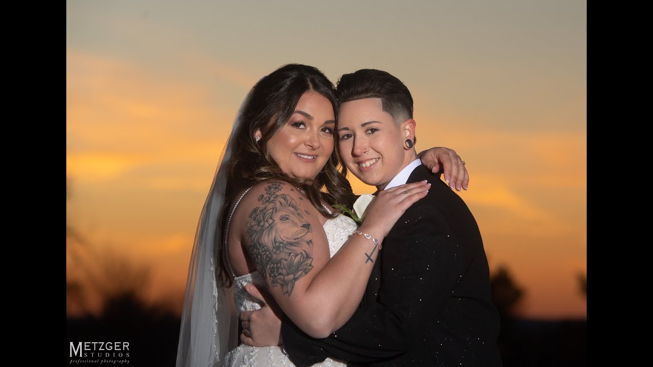 Winter Wedding at Harrington Farm of a Same Sex Marriage