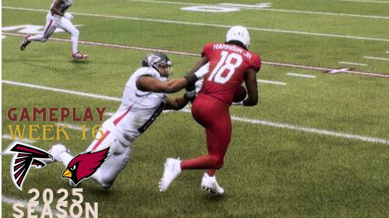 Atlanta Falcons vs Arizona Cardinals Gameplay | 2025 NFL Season Week 16