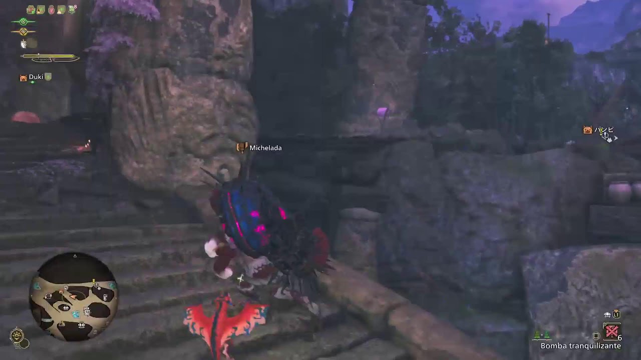 Jugando Monster Hunter Wild