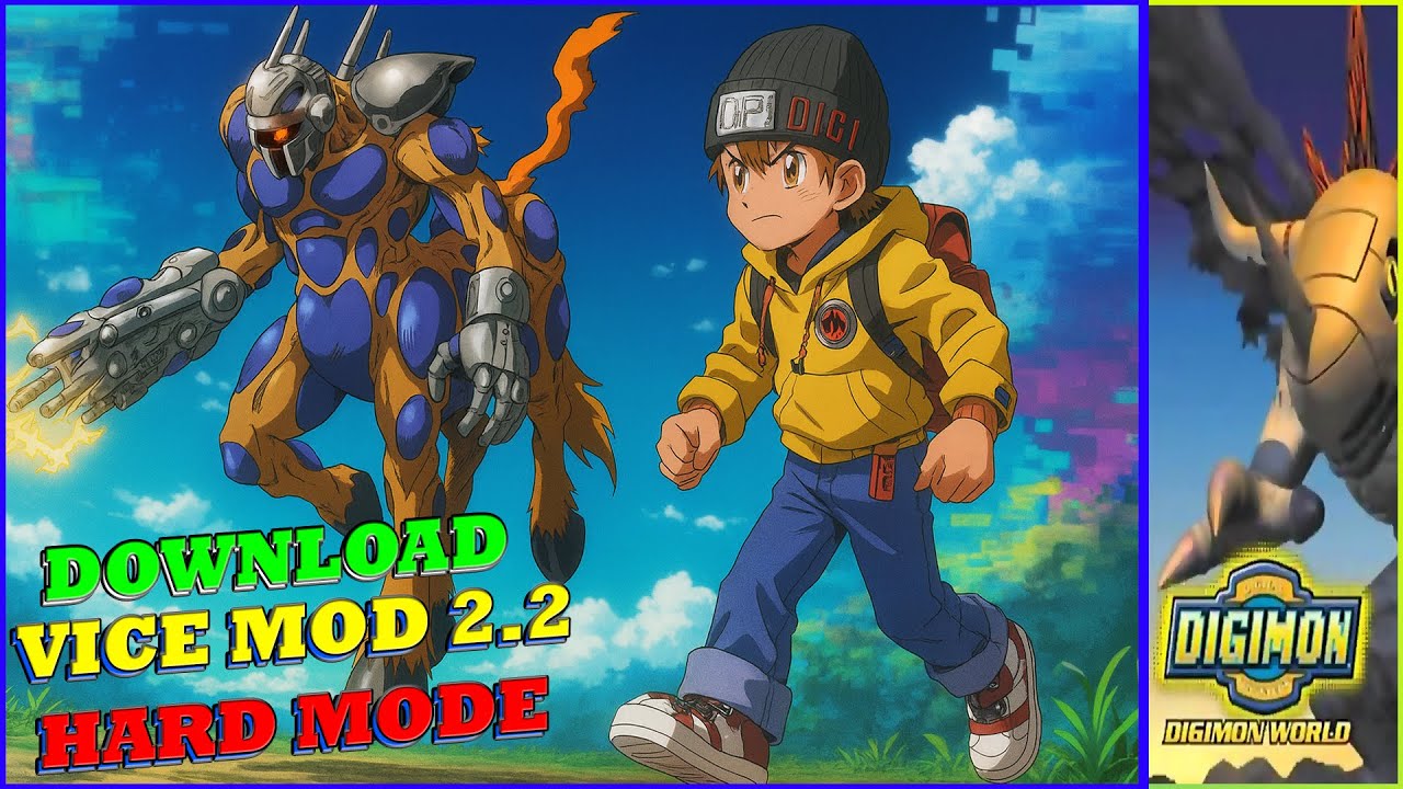 DOWNLOAD DIGIMON WORLD VICE MOD 2.2 HARD MODE