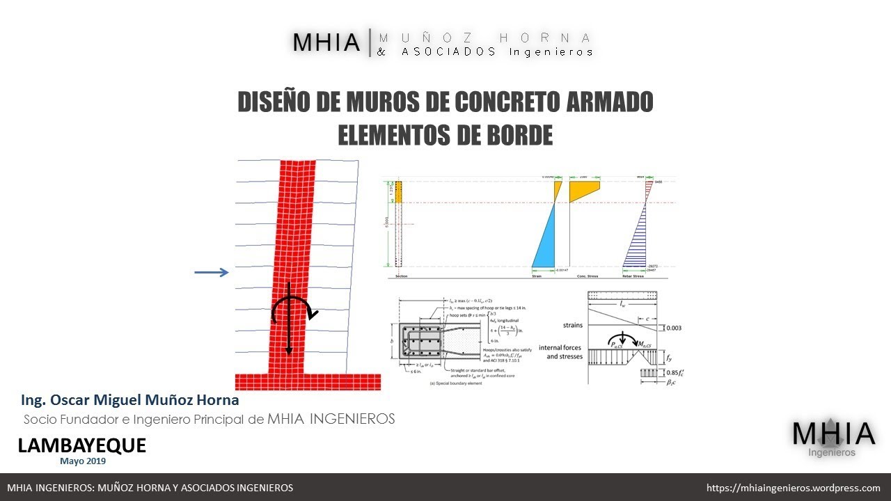 DISEÑO DE MURO DE CORTE (3/3). ELEMENTOS DE BORDE