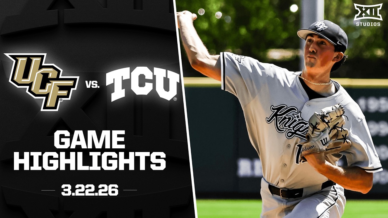 UCF vs. TCU Highlights (3.22.26) | 2026 Big 12 Baseball