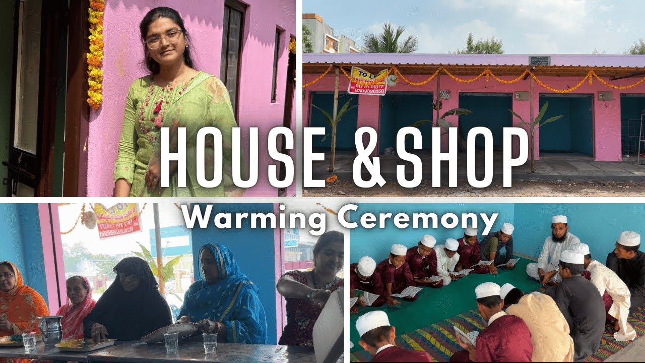 Our House & Shop warming Ceremony at Ponnur | House & shop tour | Rehana and Sadik House |18-01-2025