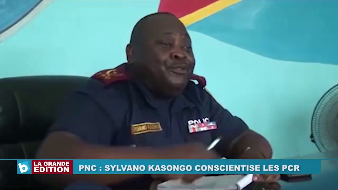 PNC: le Général Sylvano Kasongo conscientise les Policiers de Circulation (Roulages)