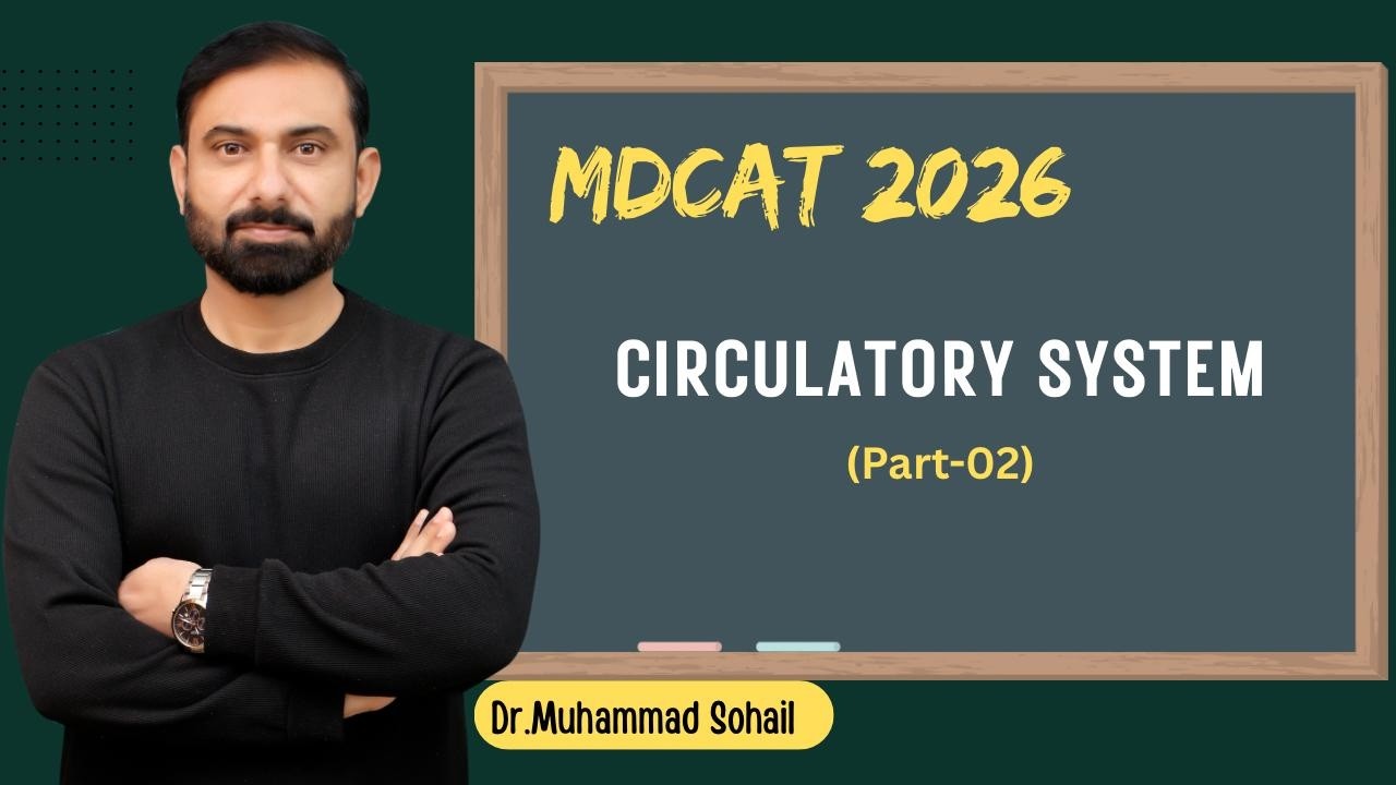 MDCAT 2026 | Lecture 19  | Circulation Part-02 |  Dr Sohail