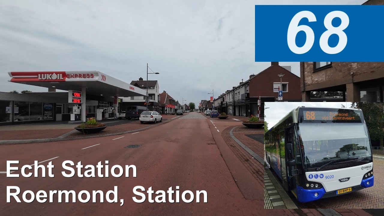 Arriva lijn 68: Echt Station - Roermond Station | Arriva Limburg | Arriva 9020 | 2024