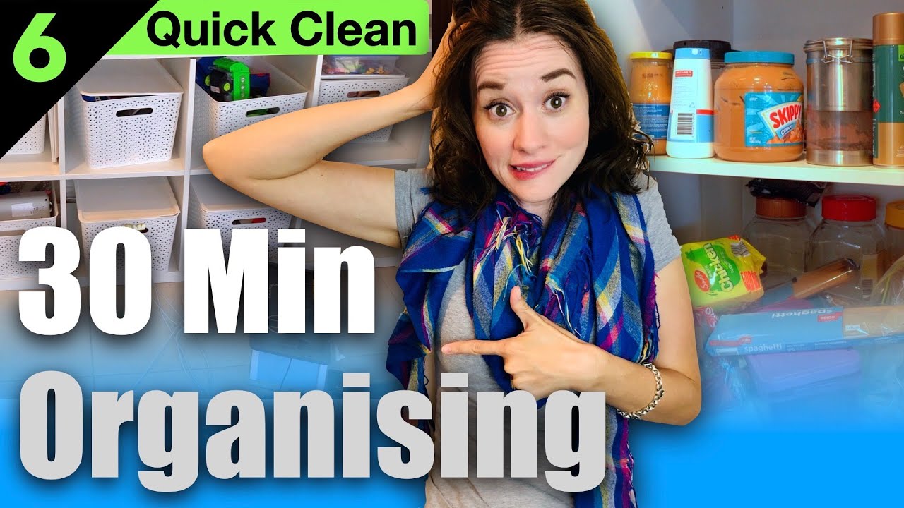 30 Minute Organising | Bite-sized Minimalist Clean & Declutter With Me (Episode 6)