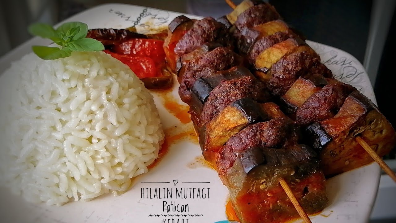 ÇÖP ŞİŞTE PATLICAN KEBABI /YEMEK TARİFLERİ