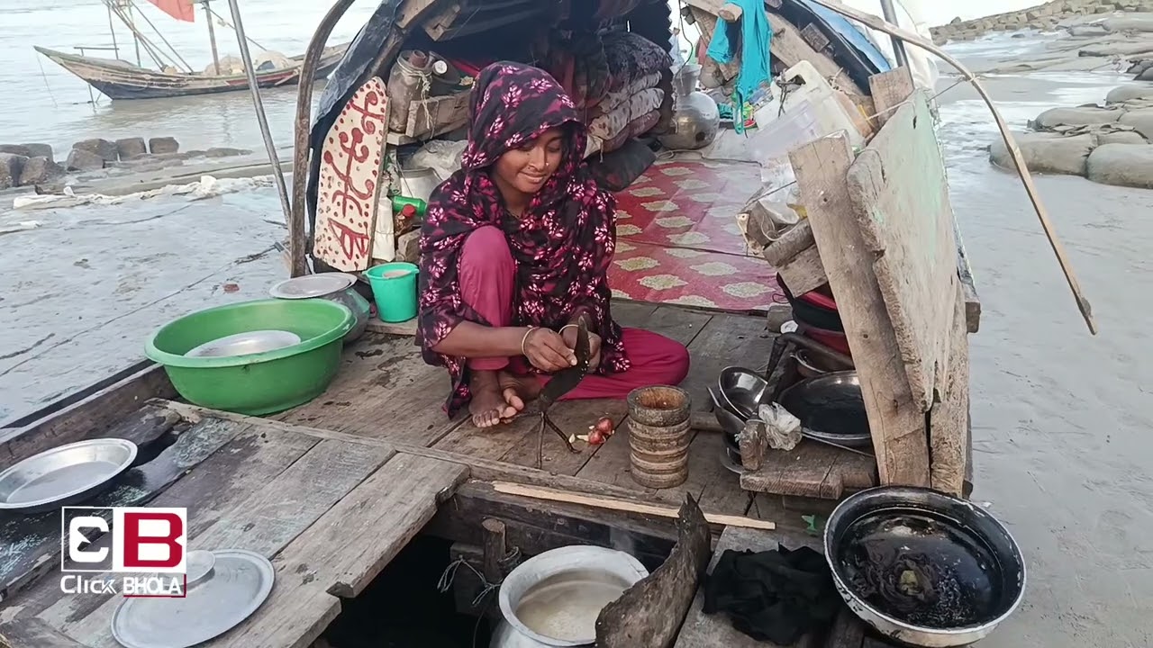 ভোলার জে‌লেদের কথা ও তা‌দের জীবন চিত্র দেখুন। #bhola #fishingman #fish #elisha #viralvideo #viral