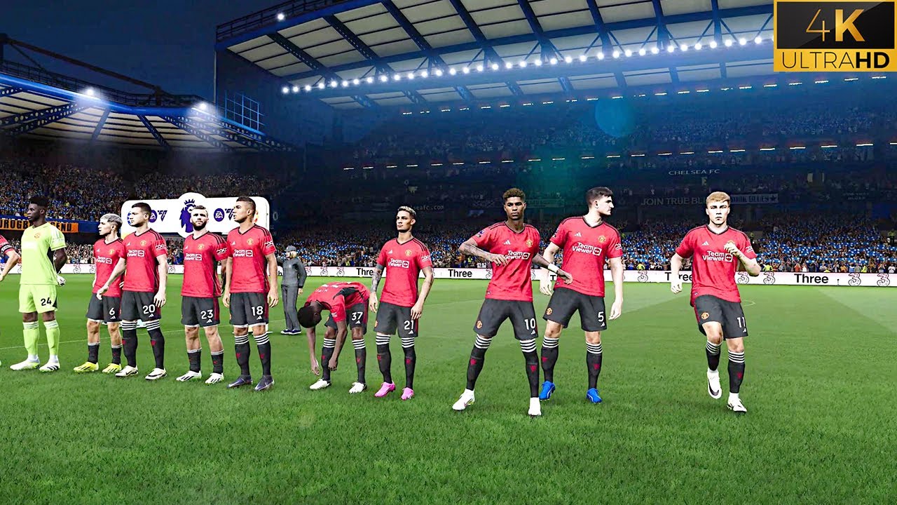 PES 2021 NEW Ultra Realism Graphics Mod | Chelsea vs Manchester United | PES 2024 Patch | 4K