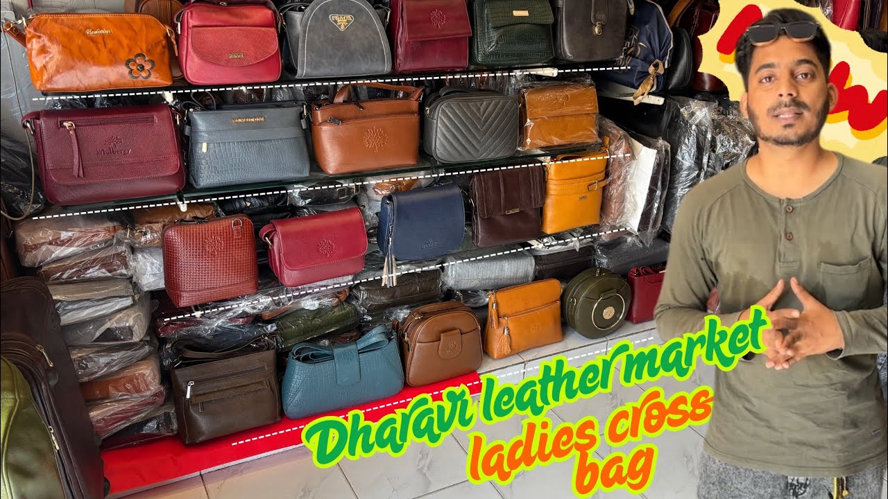 Top 10 Branded Women Crossbody bags | ladies leather sling bags, side bags | Dharavi leather market