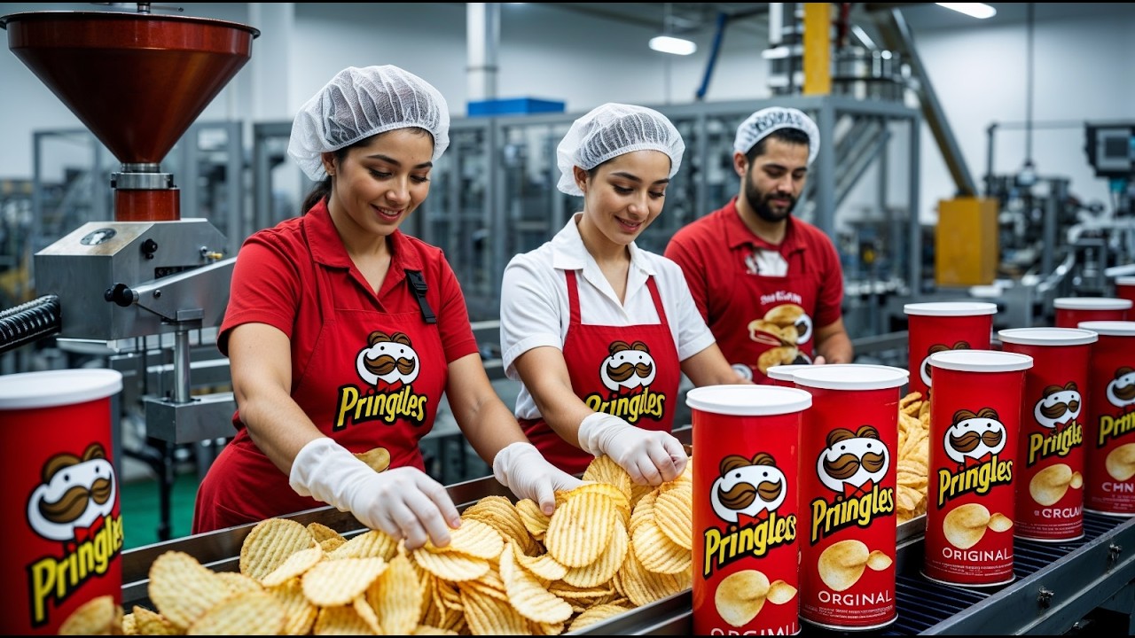 Comment sont fabriqu&eacute;s les Pringles ? [Processus d'usine]