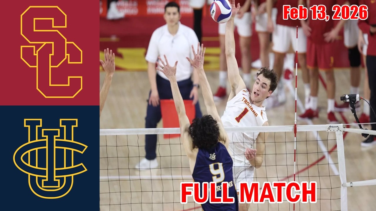 UC Irvine vs USC [TODAY] FULL GAME | NCAA Men's Volleyball 2026 - Feb 13, 2026