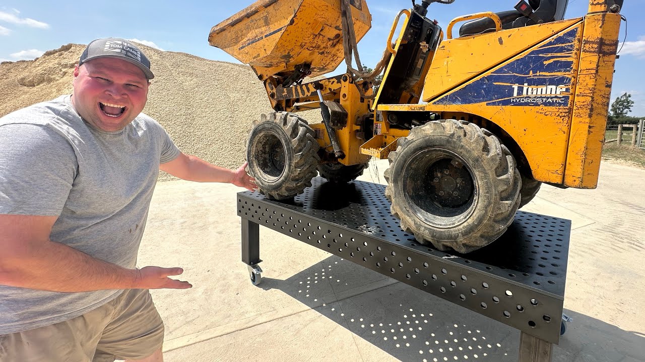 THE ULTIMATE HOMEMADE WELDING TABLE!