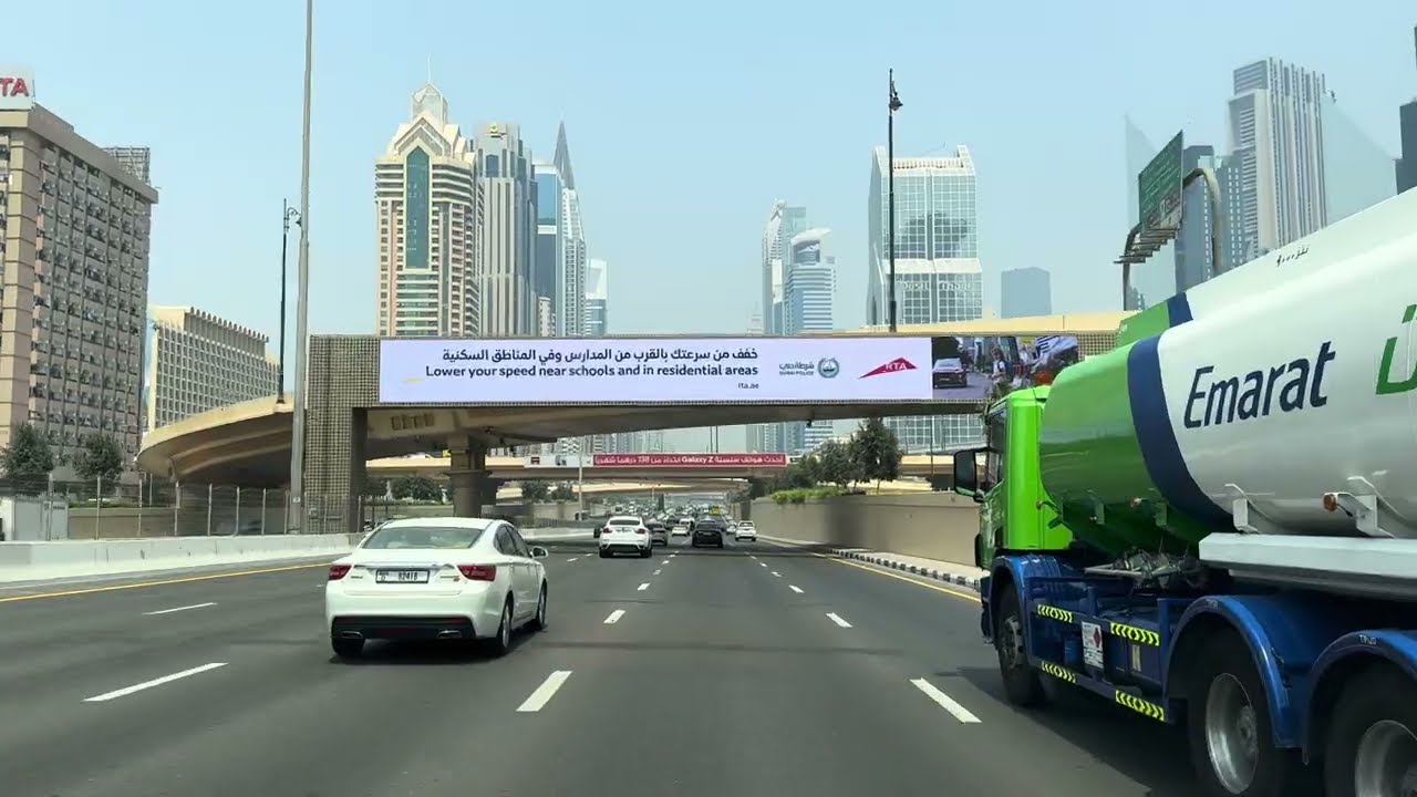 Dubai city || Downtown || Drive || United Arab Emirates 15-09-2023