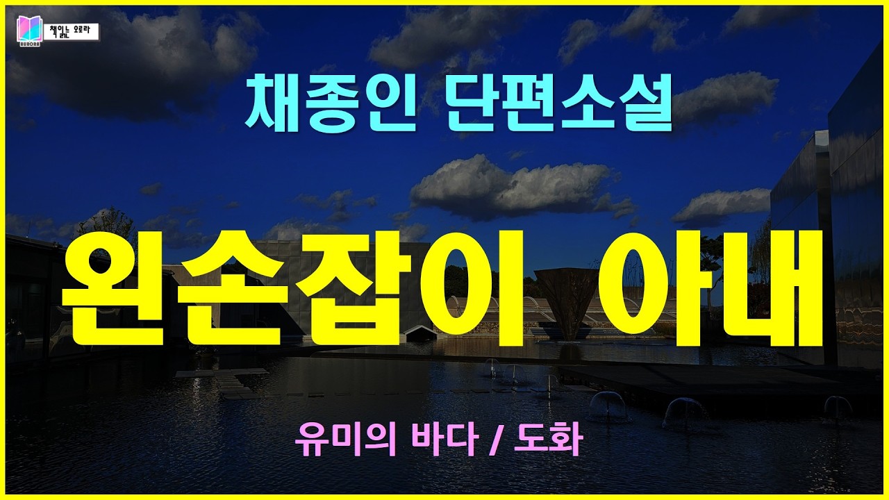 여행 가서 돌아오지 않는 아내 | 왼손잡이 아내 - 채종인 단편소설 | 소설집 유미의 바다 - 도서출판 도화 | 책읽는오로라