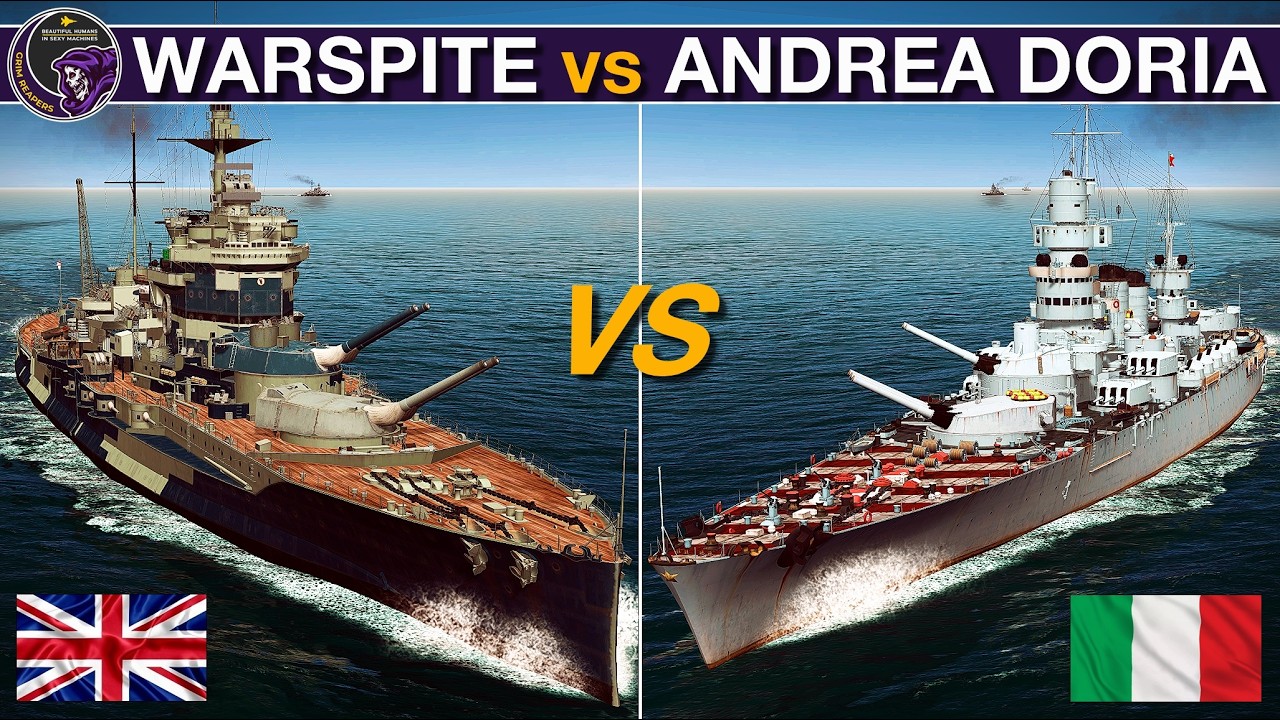 HMS Warspite против Andrea Doria &mdash; Великая Старая Леди против перестроенного итальянского дредноу...