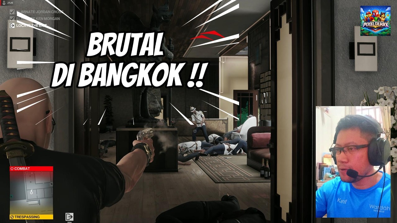 Agen 47 ngebantai di Bangkok - Thailand ?? 😱💀 - Hitman 3 (Club 27) #gaming #games #fyp
