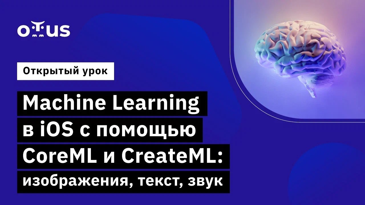 Machine Learning в iOS с помощью CoreML и CreateML: изображения, текст, звук