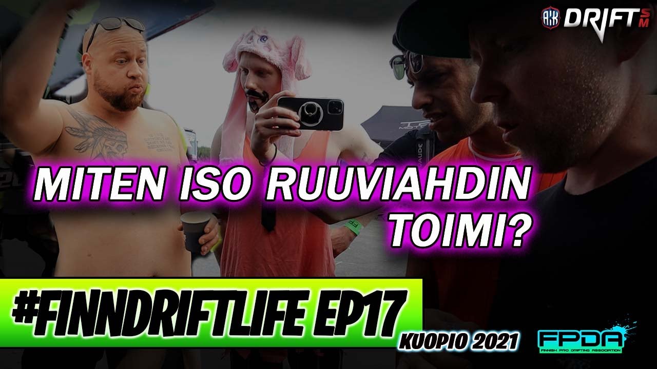 Miten ISO ruuviahdin toimi? SM-drifting R2 FPDA Kuopio 2021 || #finndriftlife ep17