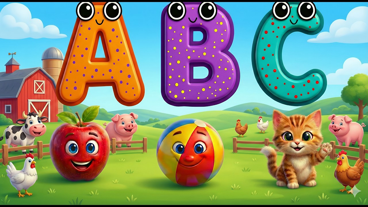 🔴 ABC Phonics Song 🎶 A for Apple 🍎 | Alphabet Song | Fun ABC Learning for Toddlers | Live 77