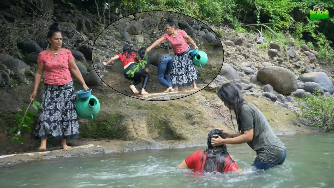 Madre estricta encuentra a sus hijas borrachas en el rio, y lo imaginable paso.