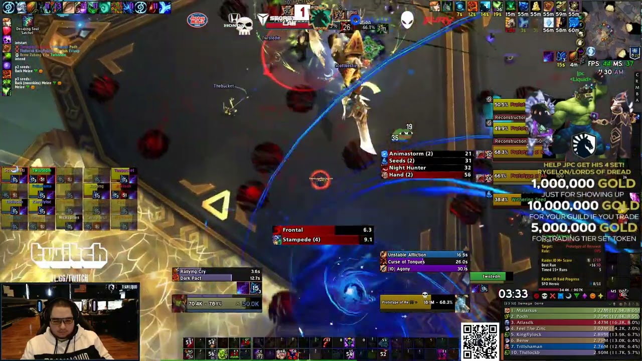 Liquid - Mythic Prototype Pantheon (Aff Lock PoV)