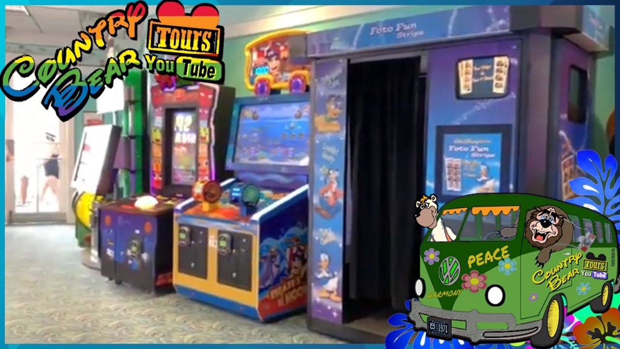 Disney's Yacht & Beach Club Lafferty Place Arcade Tour 2021