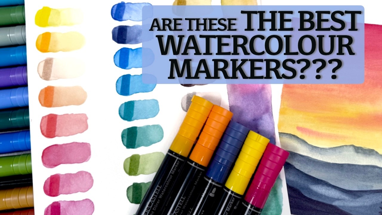 How To Use Watercolour Markers!