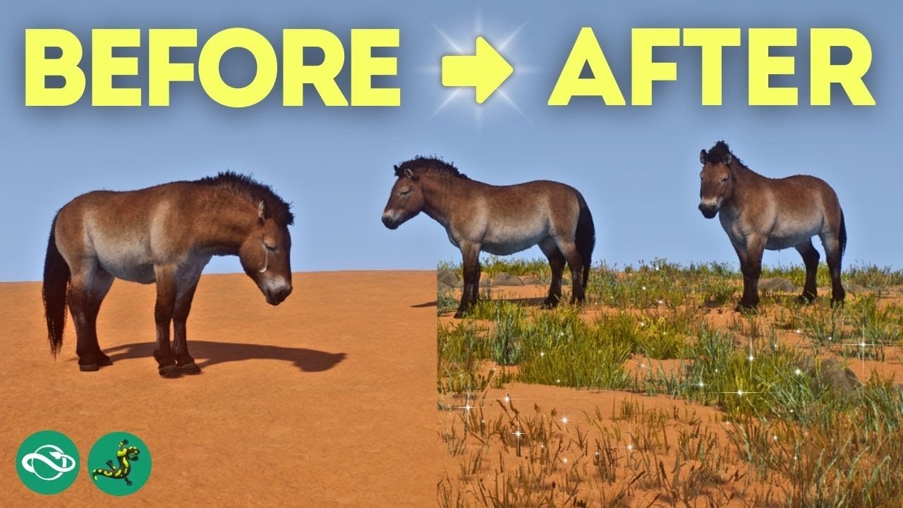 Как создать РЕАЛИСТИЧНЫЕ открытые равнины 🦬 Урок по Planet Zoo