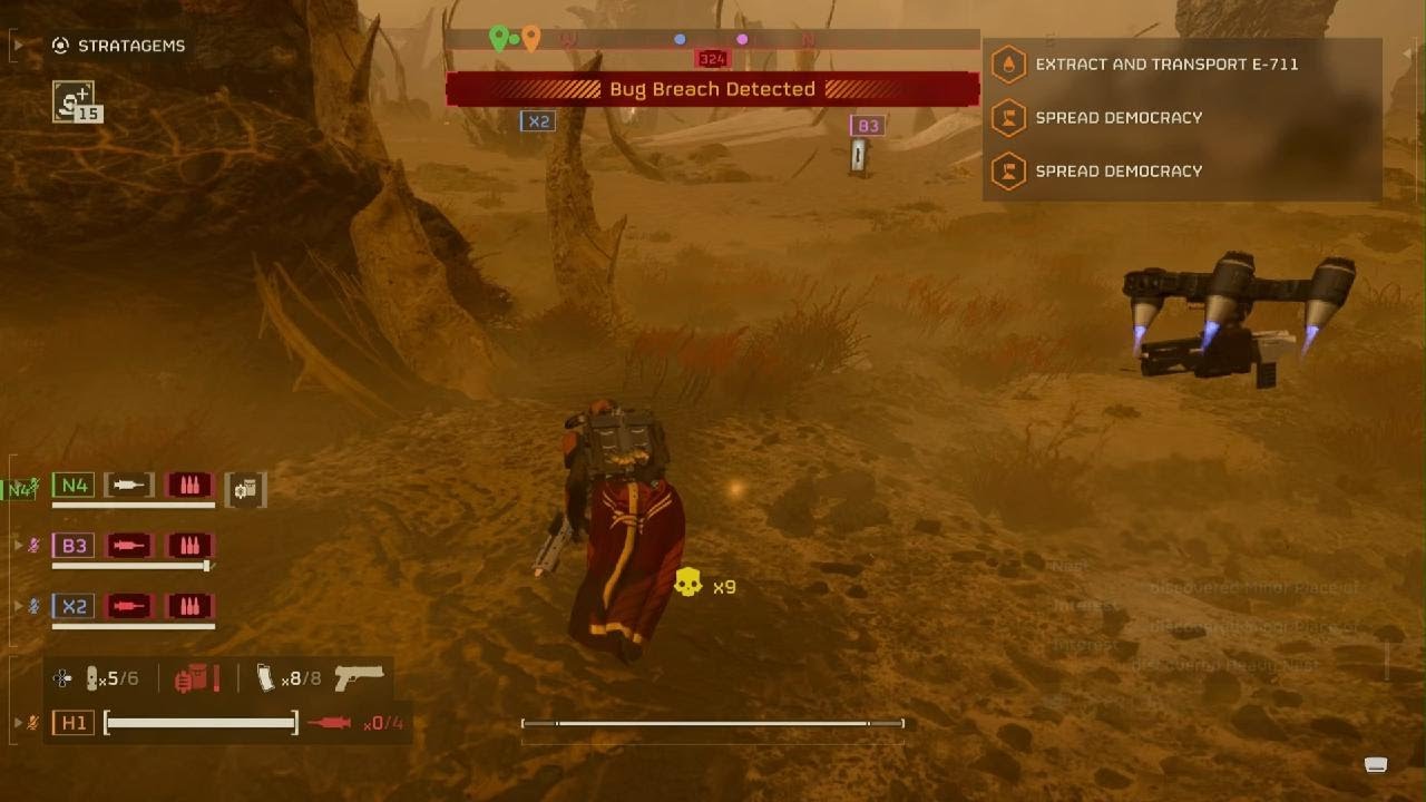 HELLDIVERS 2 - First explore Oshaune