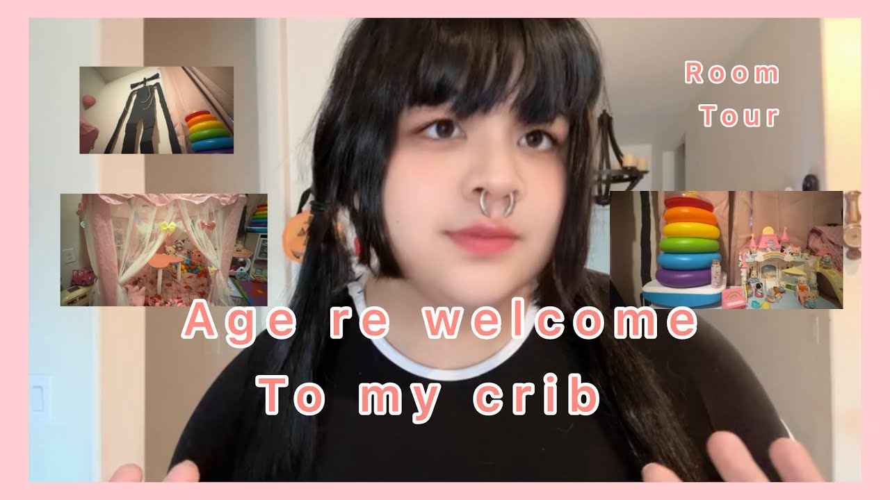 Welcome to my crib 🍼🤍🎀 Age re / Agere non com inner child healing #ageregressioncommunity #agere