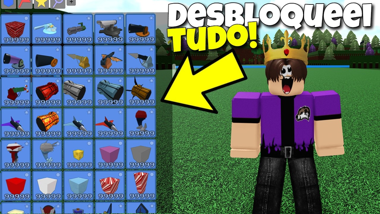 🔓DESBLOQUEEI TODOS os BLOCOS SECRETOS do BUILD A BOAT!!