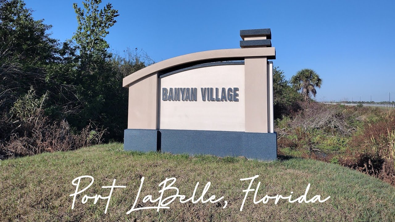 Banyan Village - Port LaBelle, Florida. New Construction, 3-4 Bed Concrete Homes in Southwest FL.