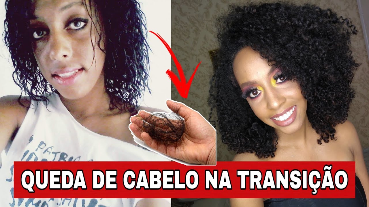 Queda de cabelo na transição capilar é normal???🤔