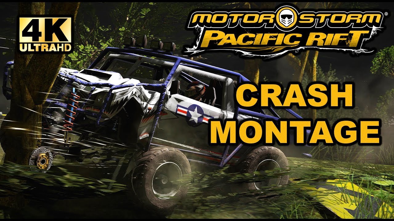 Motorstorm Pacific Rift Crash Montage in 4K! - RPCS3