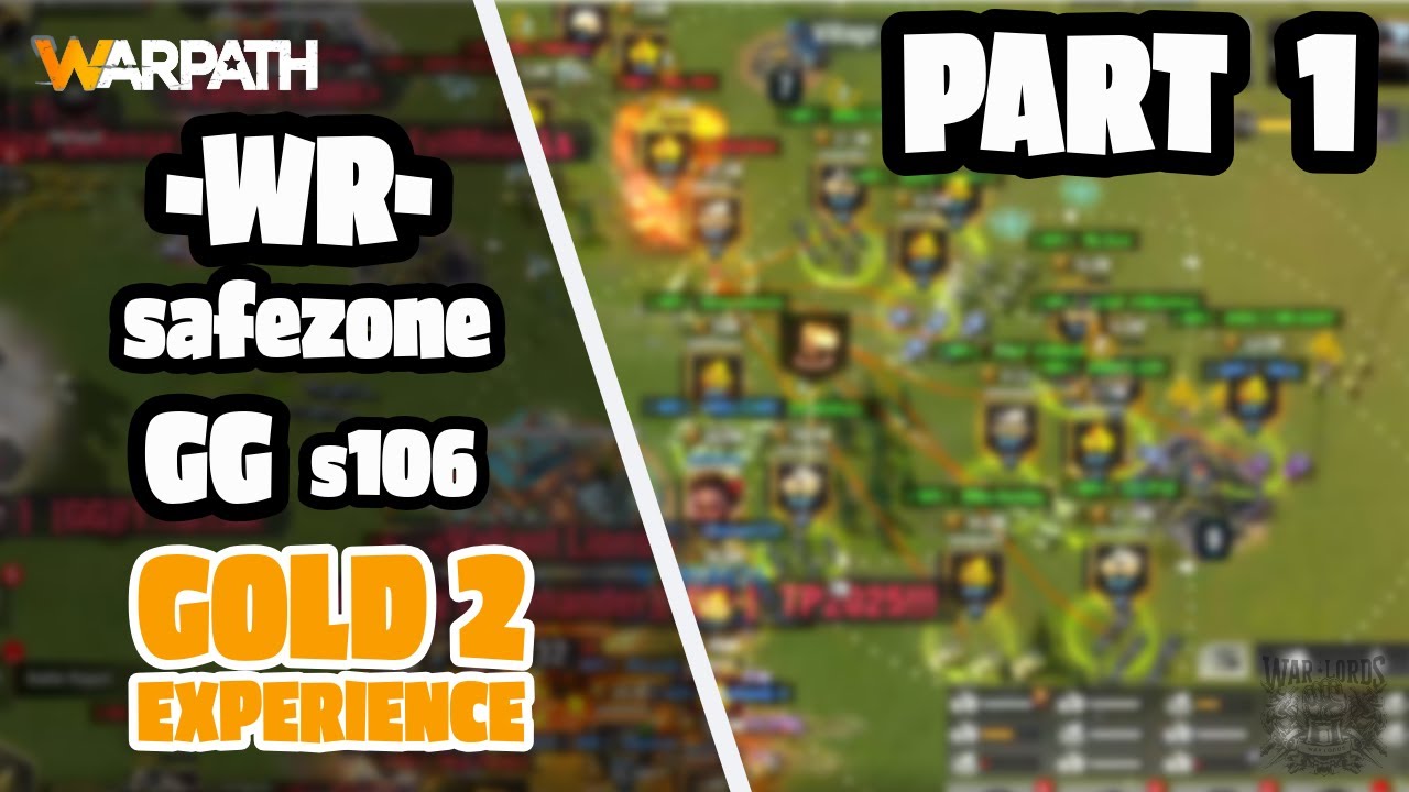 -WR- (s111) and allies safezone GG (s106) Aegean Sea Gold 2. Live Gameplay | Warpath | Part 1