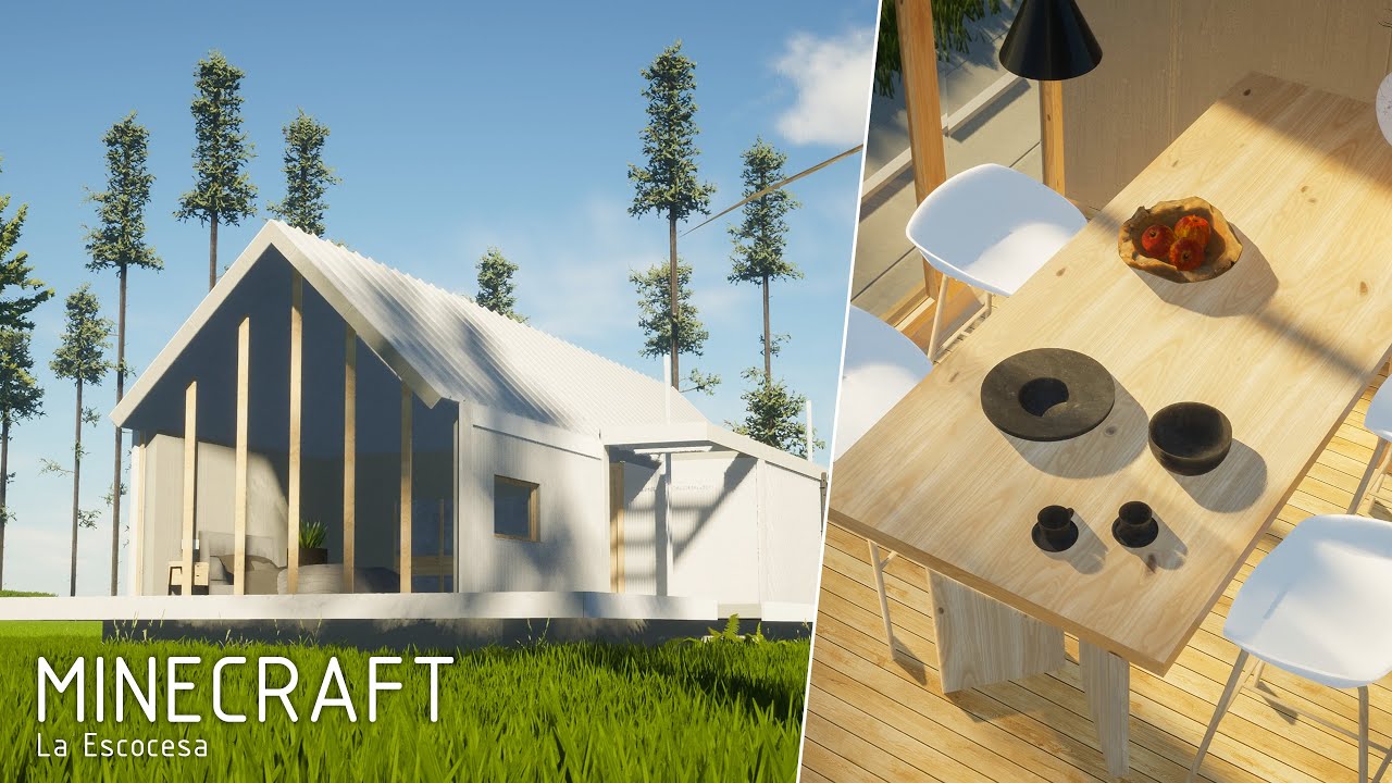 This Realistic House Was Built Inside of Minecraft Using Only 2 Mods!
