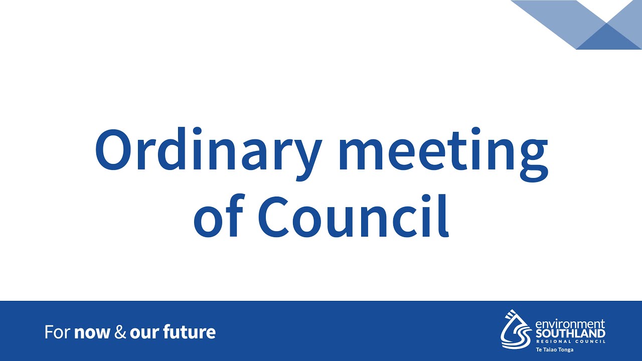 Ordinary meeting of Council - 8 October 2025